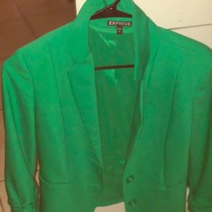 Chic Green Blazer